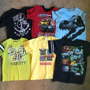 Set of six boys T-shirt’s